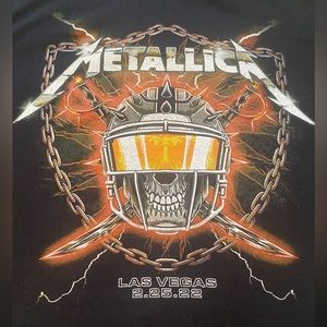 Metallica Las Vegas Raiders concert shirt